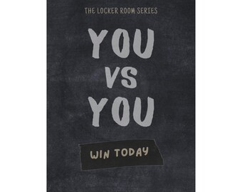 You vs You Poster: Motivational Gym Wall Art