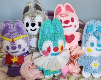 WOLFCHAN SKZOO あみぐるみかぎ針編みパターン - PDF ファイル