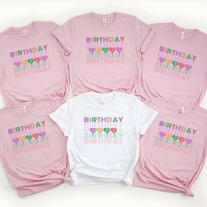 Birthday Shirt, Birthday Crew Shirt for Woman, Birthday Party Shirts, Birthday Gift for Woman, Birthday Group Shirts, Birthday Squad Shirts