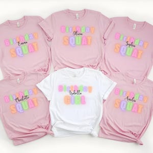 Birthday Shirt, Birthday Crew Shirt for Woman, Birthday Party Shirts, Birthday Gift for Woman, Birthday Group Shirts, Birthday Squad Shirts