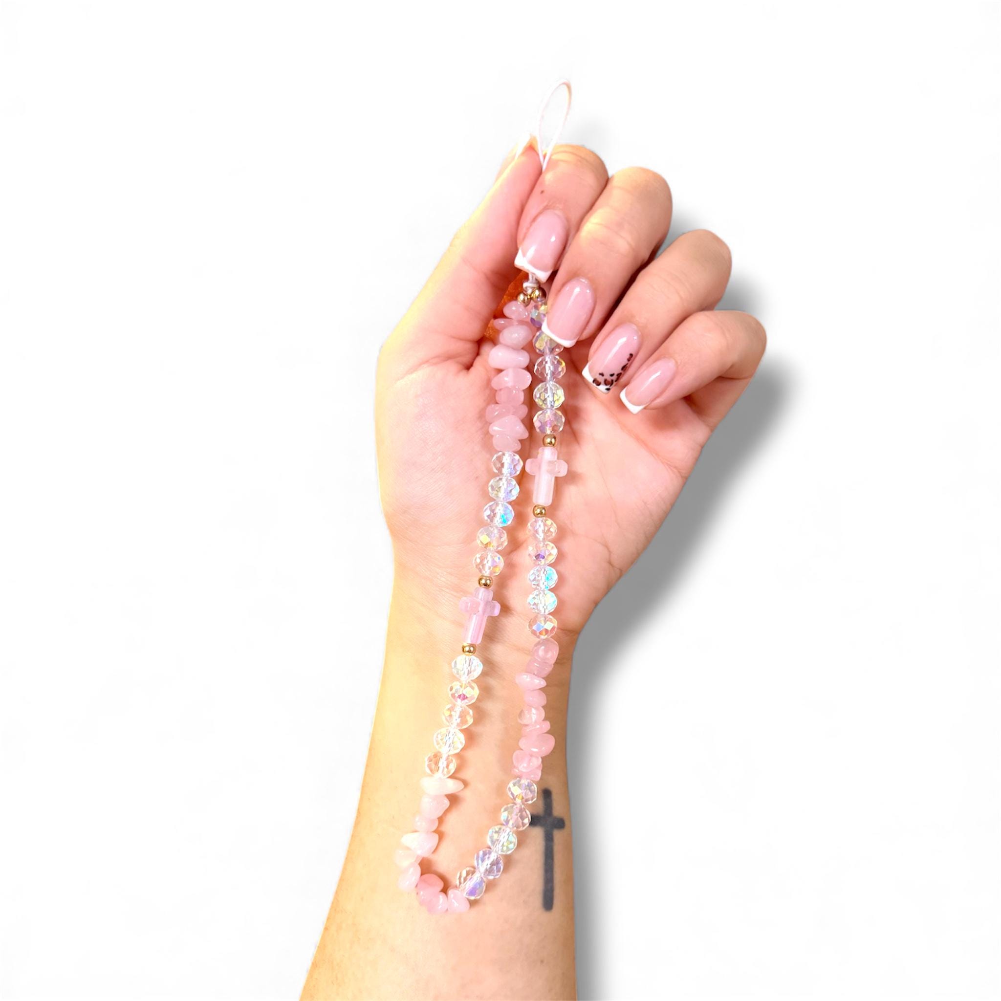 Rose Quartz Phone Wristlet - Etsy - Page 2