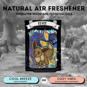 Eevee Natural Wooden Air Freshener