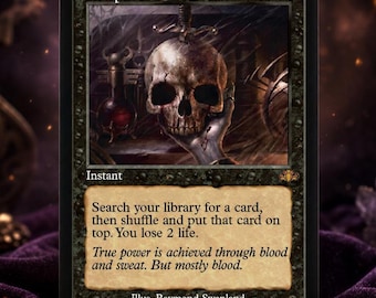 Vampiric Tutor - (Retro Frame) - *** Foil Available ***Dominaria Remastered (DMR) (MTG Proxy)