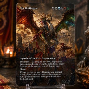 Ur-Dragon (Medieval Edition Borderless) (MTG Proxy)