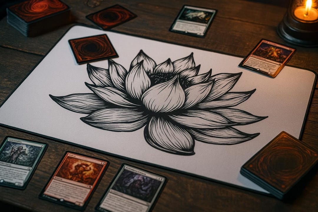 MTG ブラックロータス プレイマット: 防水 TCG マット - Etsy 日本