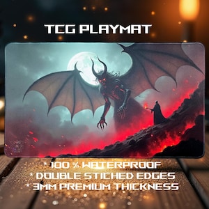 TCG Demon Premium Playmat ** WATERPROOF **