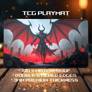 TCG Demon Premium Playmat ** WATERPROOF **