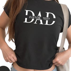 Custom Dad Shirt with Kid Names, Father&#39;s Day Gift, Custom Dadb baby tee, Father&#39;s Day tee, Gift for Dad, Personalized Dad Custom Tee