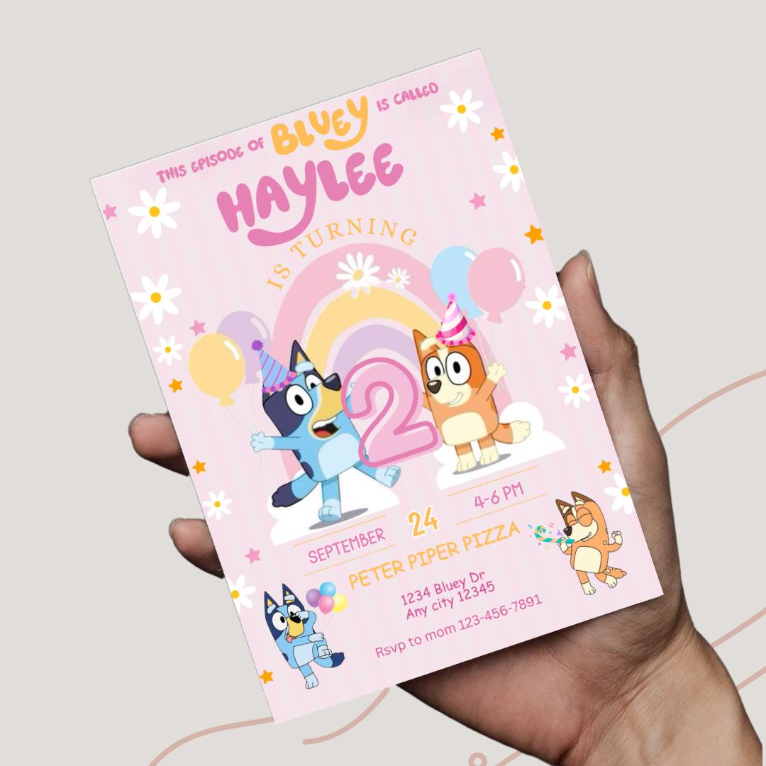 Digital Birthday Invitation (5x7)