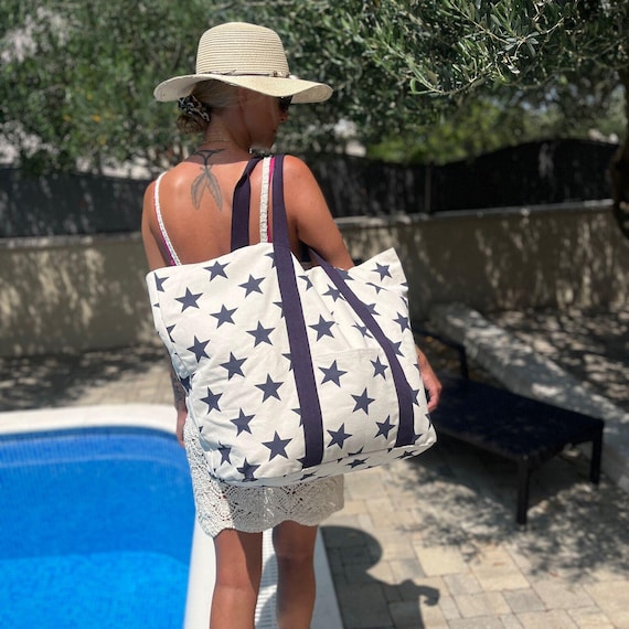 CIRYCASE Borsa Mare Grande con Termica XXL, 54L Borsa da Spiaggia CIRYCASE Borsa Mare Grande con Termica XXL, 54L Borsa da Spiaggia