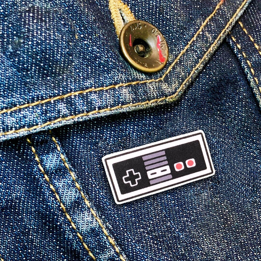 Classic Nintendo Controller - Pin - Etsy