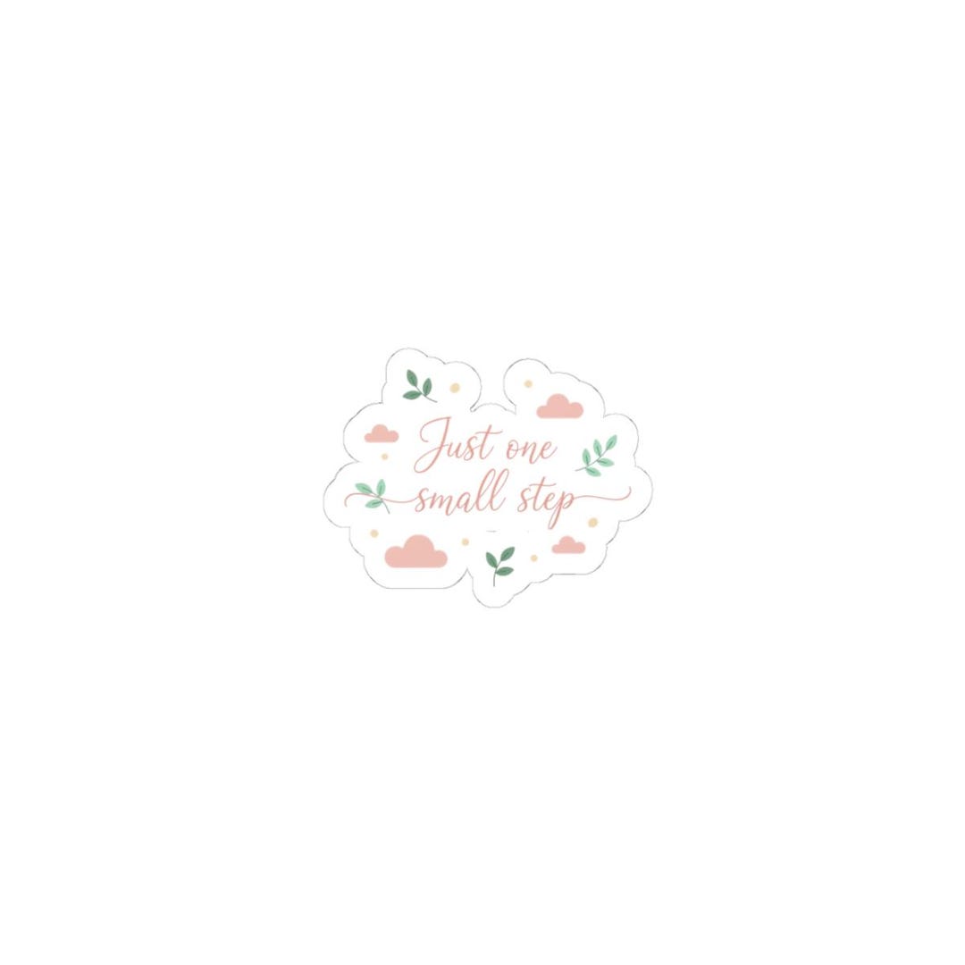 Step One Sticker One Small Step Sticker | Kiss-cut Sticker - Etsy