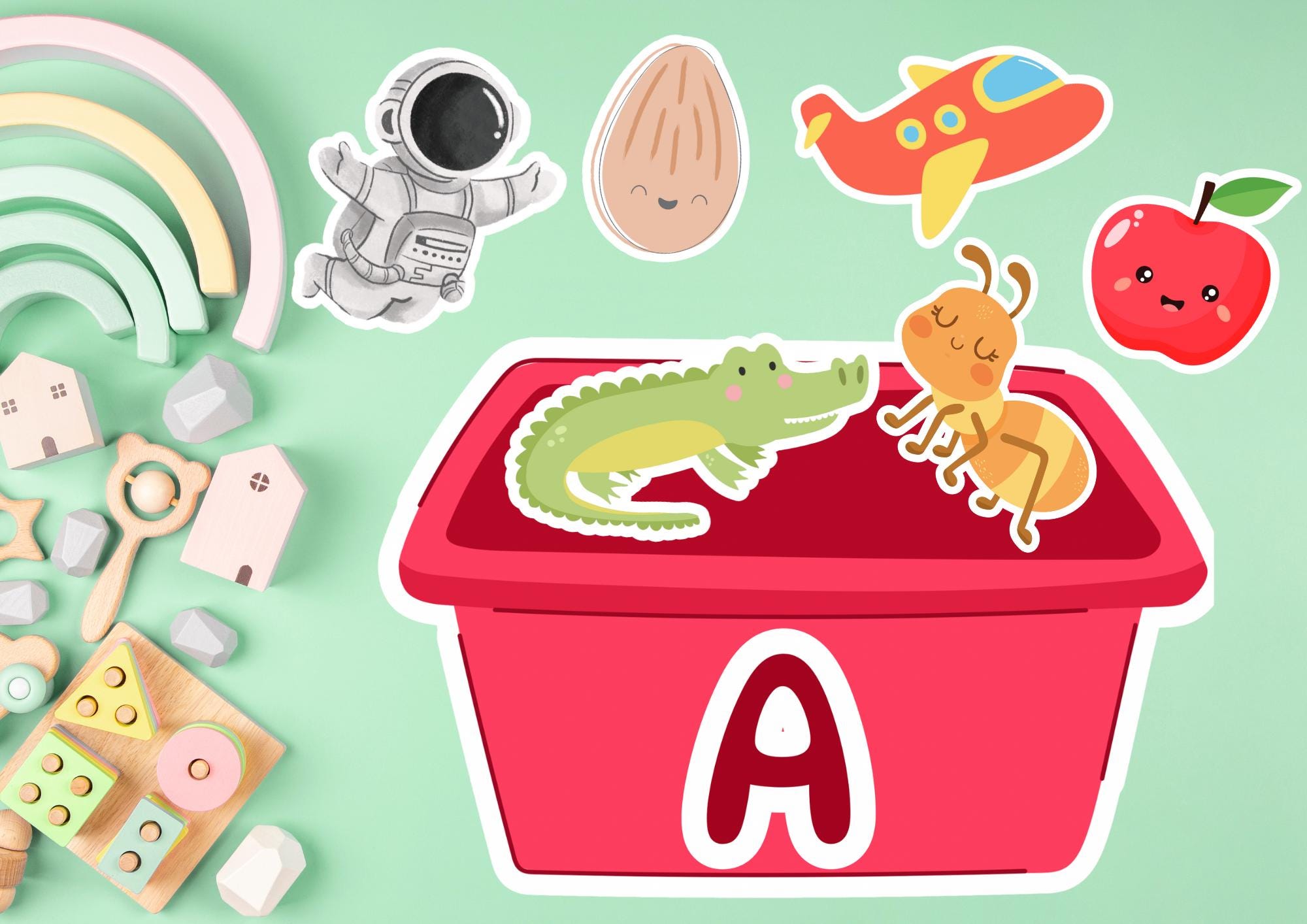 Alphabet Sorting Activity ABC - Educational and Learning Prints Digital ...