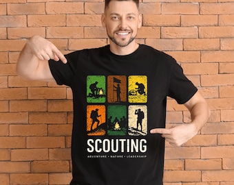 Scouting PNG T-Shirt Design | Camping Hiking Graphic (Digital Download)