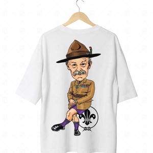 Scouting Cartoon Design | Scout Leader Illustration | Adventure Art for Printing