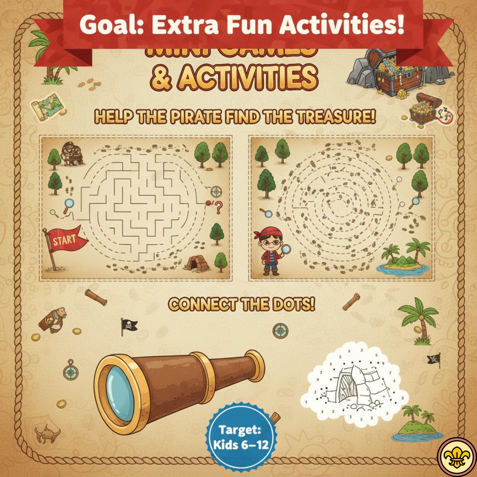 Basic Treasure Hunt Map Printable Treasure Hunt Map | Kids Outdoor Adventure Game (PDF) - Etsy