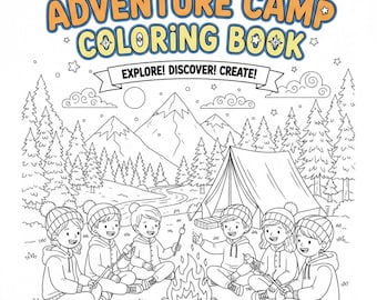 Adventure Camp Coloring Book PDF – Fun Kids Activity Pages