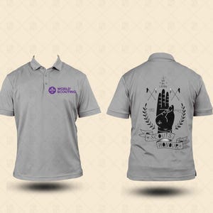 Scouting Digital Shirt Design | World Scouting Polo Template | Scouts Honour T-Shirt
