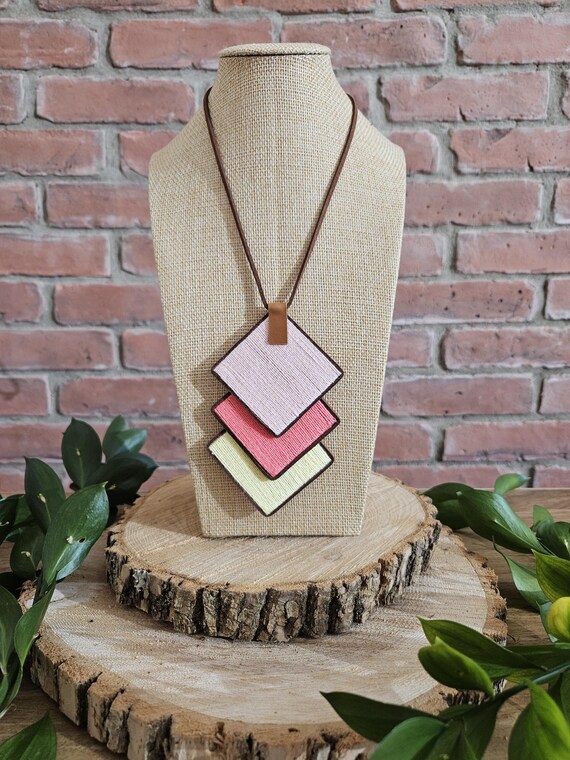 Maxi Adjustable Necklace  - Long Necklace - Boho Style Necklace - Bold Necklace - Gift for Her
