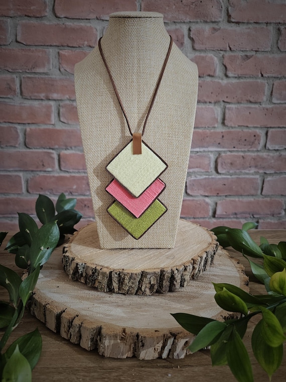 Maxi Adjustable Necklace  - Long Necklace - Boho Style Necklace - Bold Necklace - Gift for Her