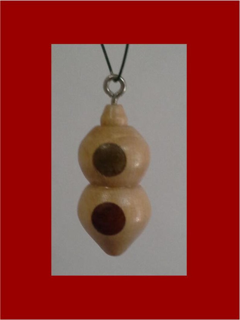 Wooden Hand-turned Christmas Ornament