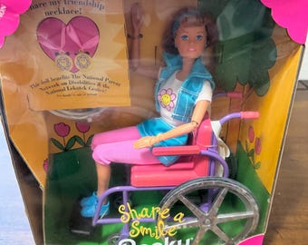 Barbie Doll Share a Smile Becky, Wheelchair Special Edition 1996 Mattel