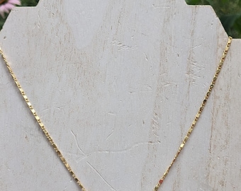 Infinity Link Necklace Gold, Minimalist Gold Chain Necklace, Everyday Layering Necklace, Interlocking Link Jewelry