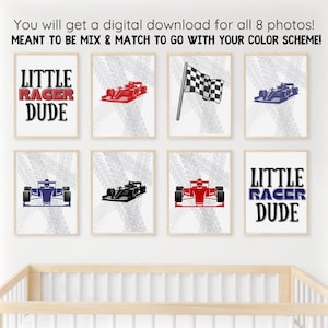 Formula 1 Wall Art F1 Poster Ferrari F1 McLaren F1 Car Posters Masculine Wall Art Race Car Nursery Prints Boy Room Decor Downloadable Prints