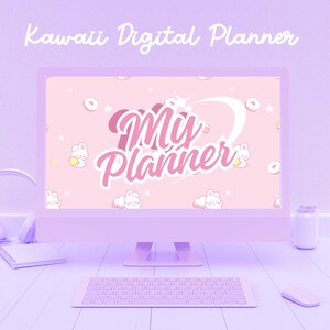 Kawaii Digital Planner Goodnotes Planner Student Planner Digital Notebook