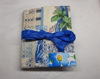 Junk journal, handmade vintage notebook, small junk journal, mixed media collage