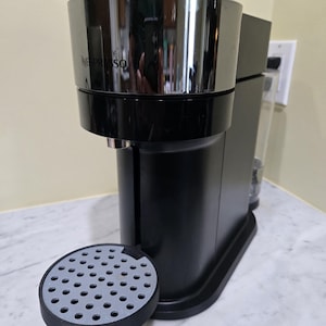 Custom Wide Cup Holder — Fits Nespresso Vertuo Next Deluxe | Holds Large Mugs
