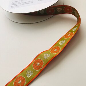 Grand Bazaar ribbon from Patty Young,  Sari Wrap Pear - 1 yard