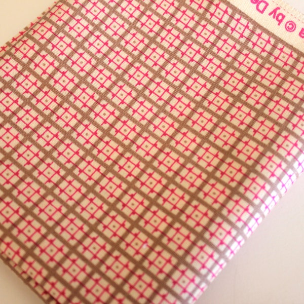 Ansonia from Denyse Schmidt, Delicate Plaid Mushroom, 1 YARD