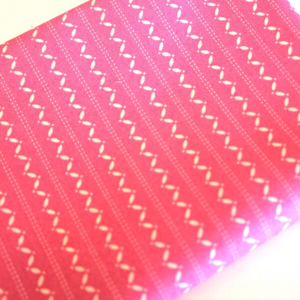 Ansonia from Denyse Schmidt, Fine Stripe Magenta, 1 YARD