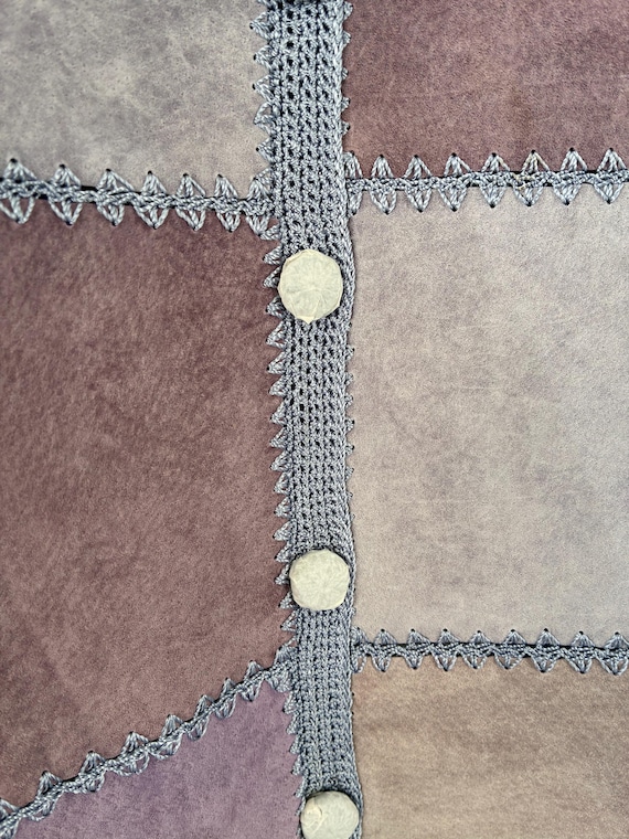 Genuine Leather Patchwork Jacket – Denim & Co (QV… - image 4