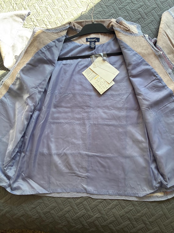 Genuine Leather Patchwork Jacket – Denim & Co (QV… - image 10