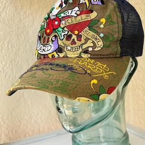 Love Kills Slow Ed Hardy Cap - Etsy