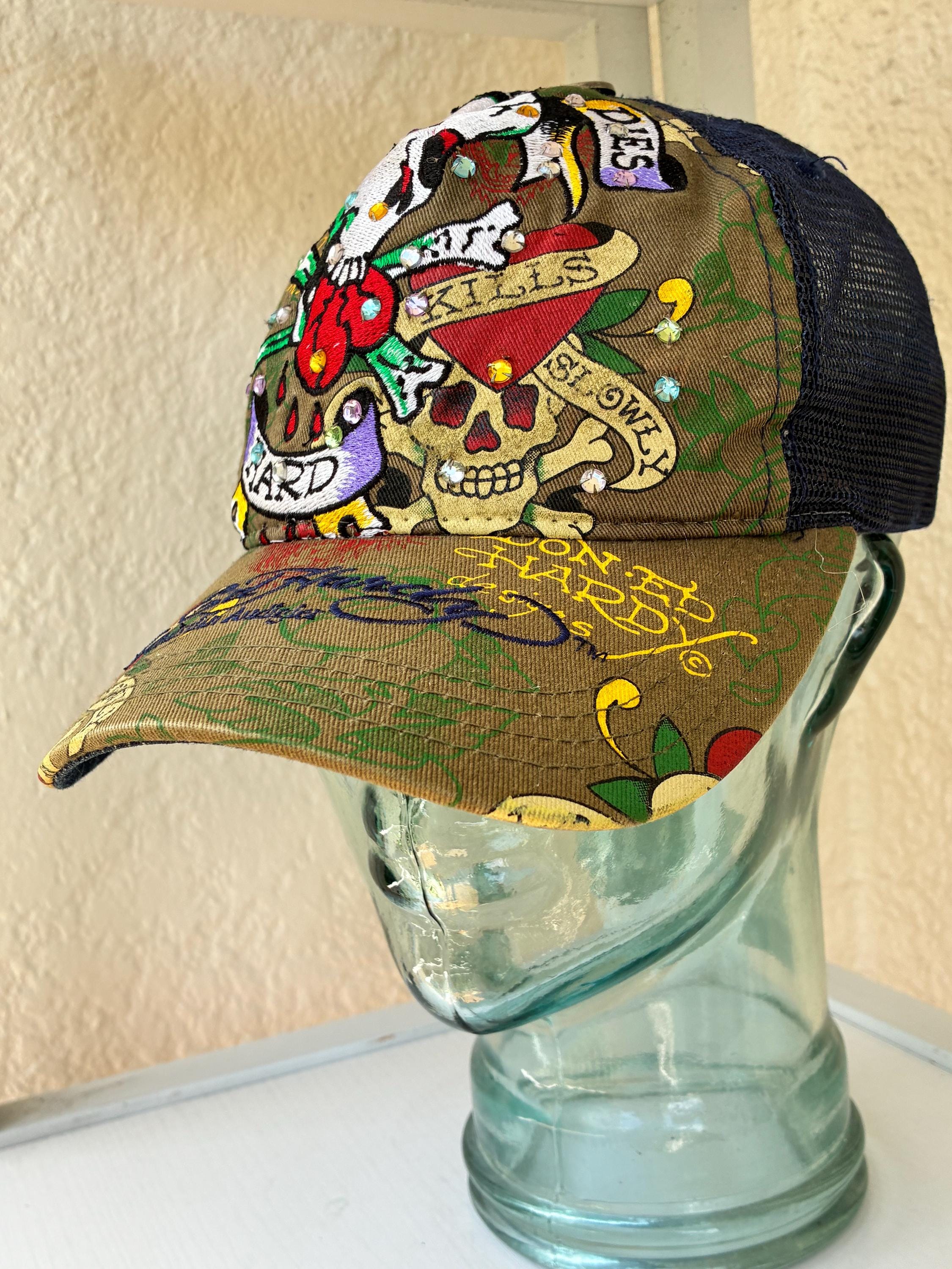 Love Kills Slow Ed Hardy Cap - Etsy