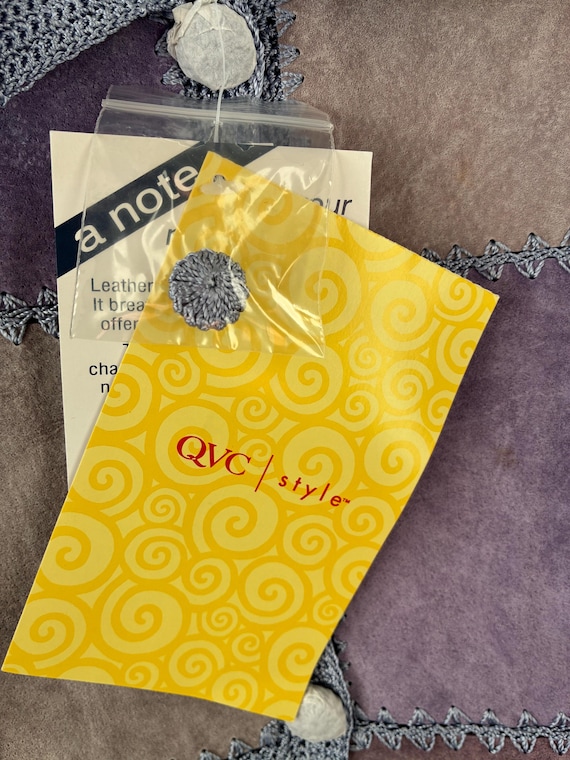 Genuine Leather Patchwork Jacket – Denim & Co (QV… - image 3