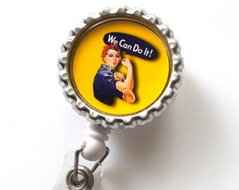 Rosie the Riveter, Name Badge - Etsy