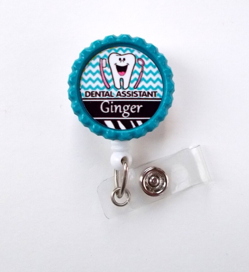 Personalized Dental Assistant Name Badge Holder Etsy