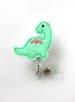 Dinosaur Badge Holder - ID Felt Badge Holder - PICU Badge Reel - Nurses Badge Holder - Animal Badge Reel - Cute Badge Reel - RN - Gift 