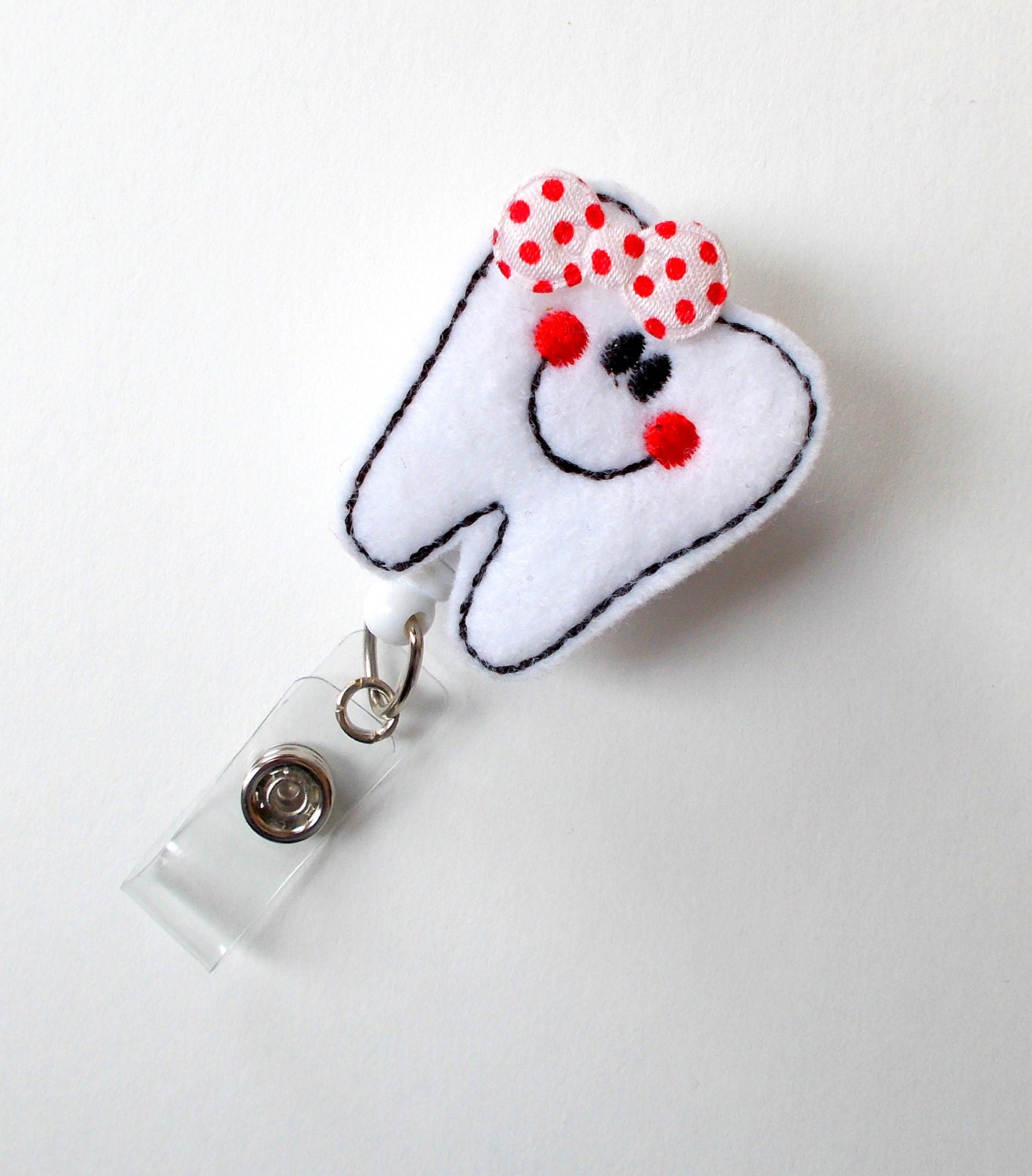 Tina the Tooth Dental Assistant Badge Holder Dentist Etsy