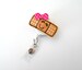 Babbi the Bandage - Retractable Badge Reel - Name Badge Holder - Pediatric Badge Holder - School Nurse Badge - Felt Badge - RN Badge Holder 