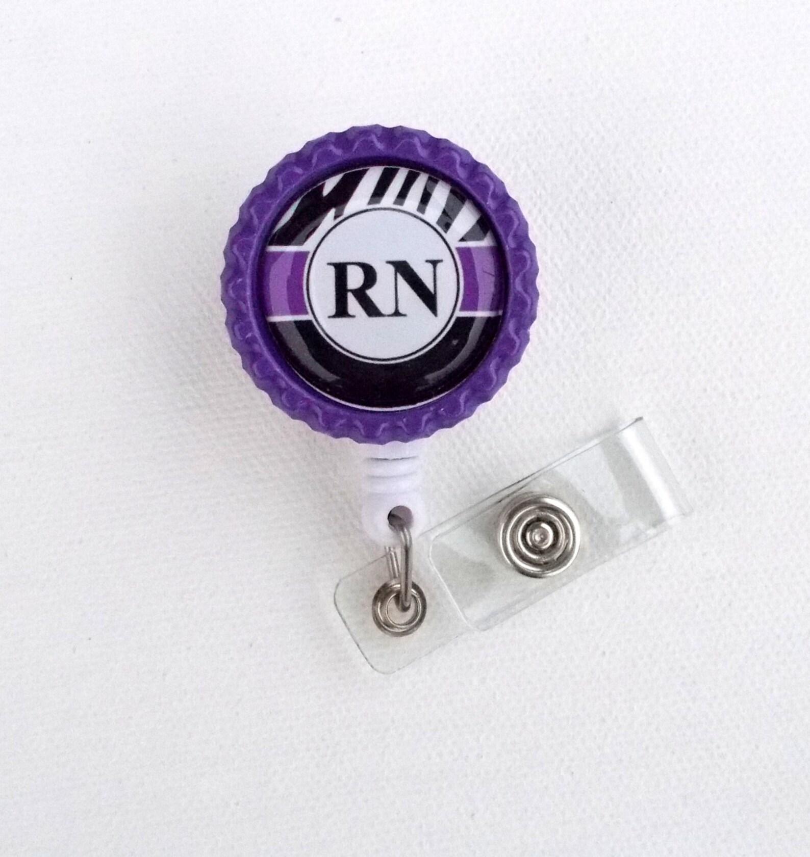 RN Badge Holder ID Badge Reel Name Tag Badge Nursing | Etsy