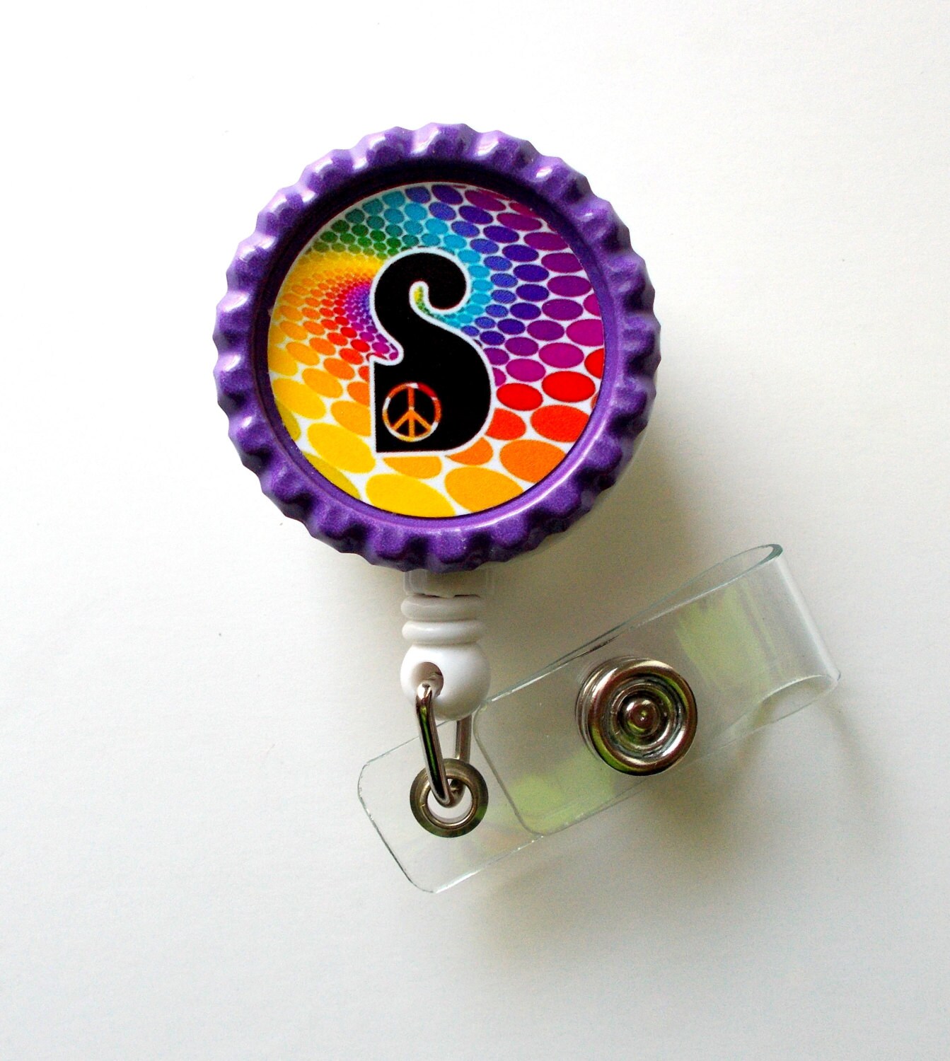 Super Cute-Betty the Nurse-RN Personalized Retractable Badge Holder Badge Reel Clips Nurse Badge-