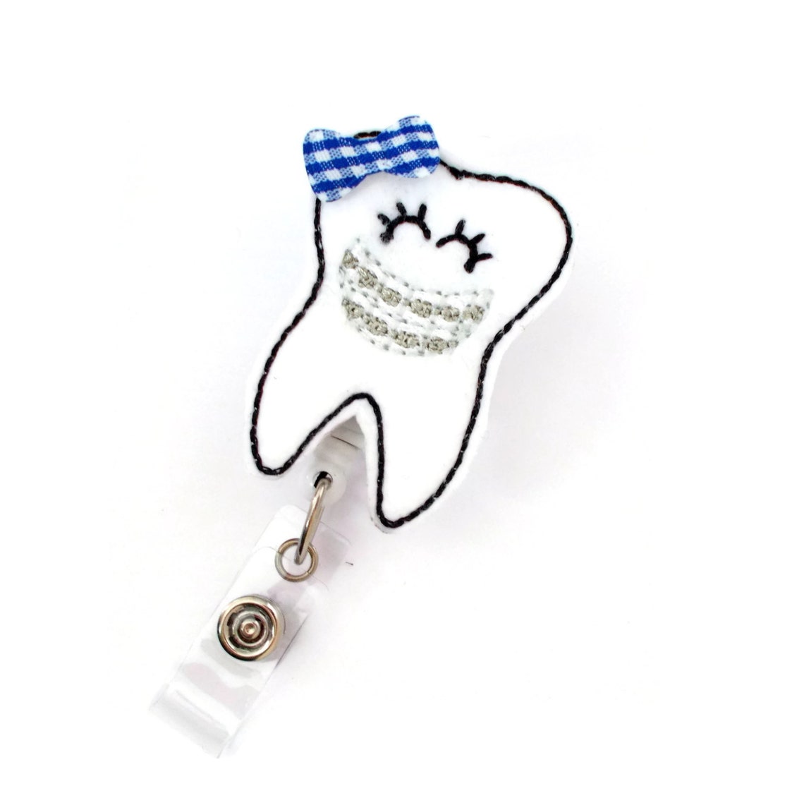 Tracy the Tooth Dental Assistant Badge Holder Dentist Etsy