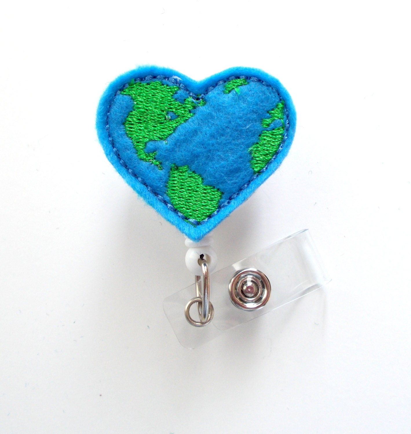 Star Badge Reel-Patriotic Badge Reel-Nurse ID Card Holder-Retractable Badge Reel-Badge Holder-Badge Pull-Doctor Gift-Nurse Gift Idea