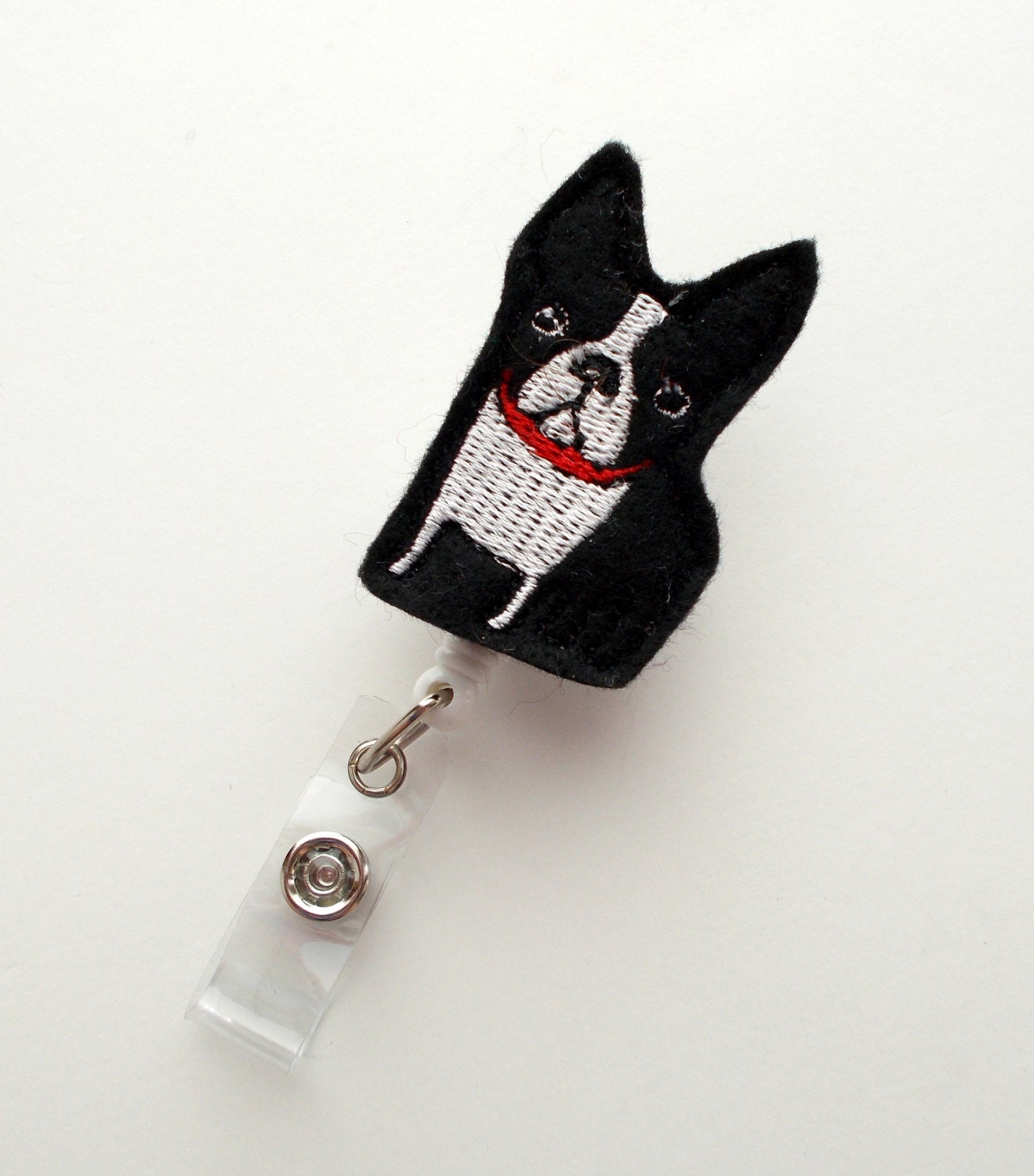 Boston Terrier Cute Badge Holder Nurses Badge Holder Etsy