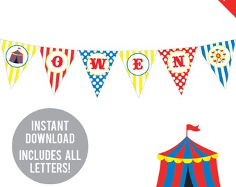 Carnival letters | Etsy